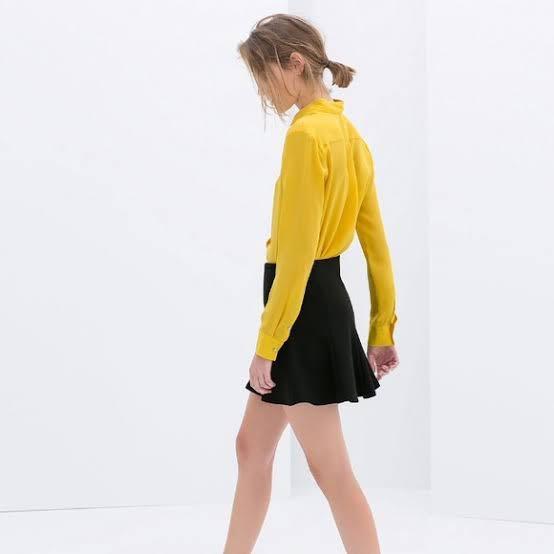 Black skater deals skirt zara