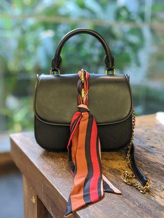 Korean Style] 2 Colors Adjustable Ribbon Strap Faux Leather Tote Crossbody  Shoulder Bag - ShopperBoard