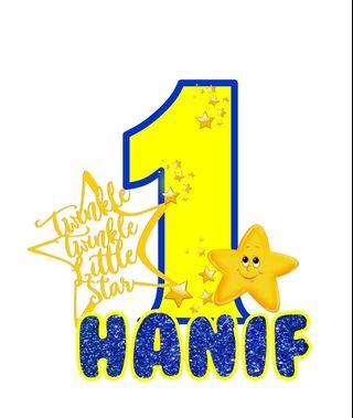 Cake Topper - Twinkle Little Stars