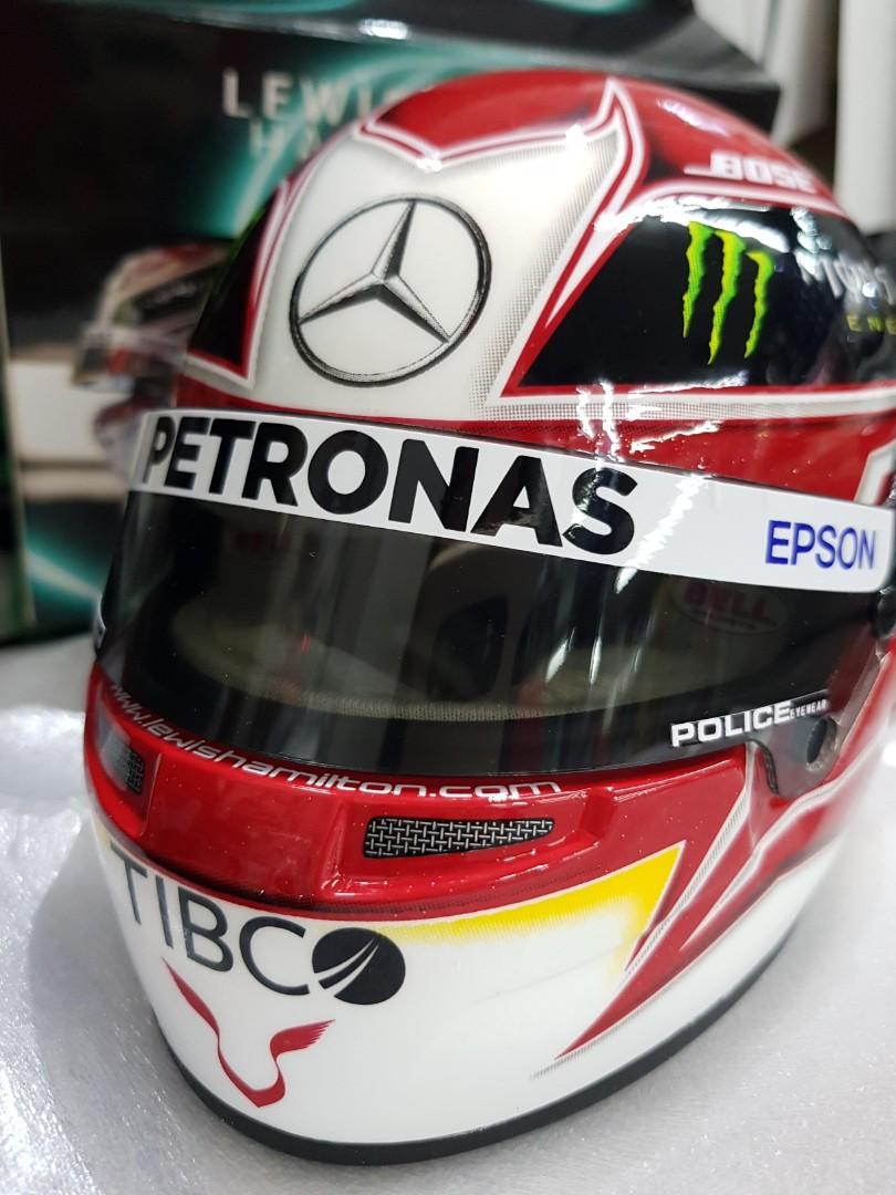 1 2 Scale Lewis Hamilton 2019 Helmet Toys Games Bricks Figurines On Carousell