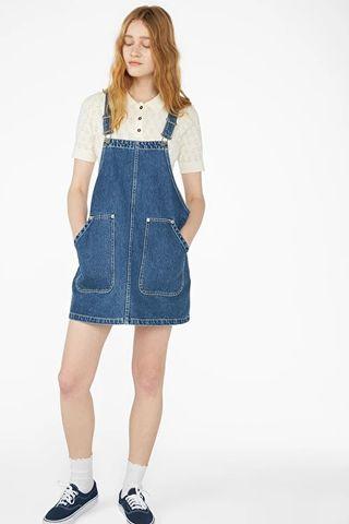 monki yellow dungarees