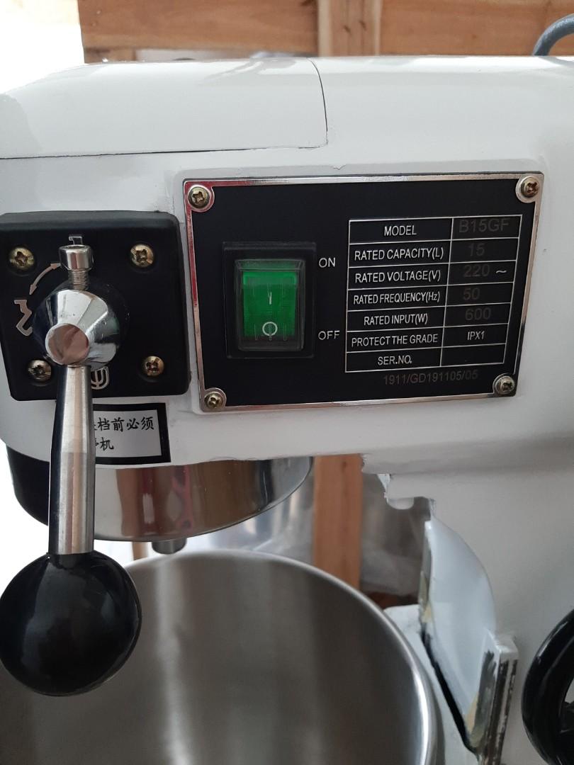 15L commercial mixer industrial mixer heavy duty whisk stand mixer, TV
