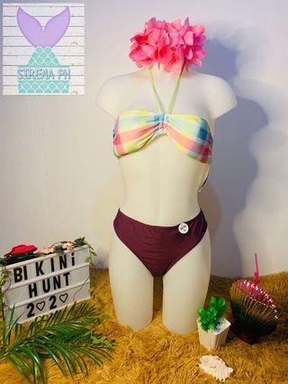 Two piece bikini halter XL