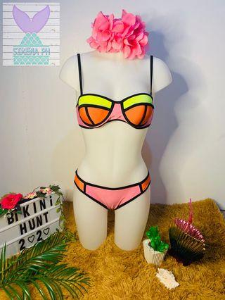 Neoprene two piece bikini