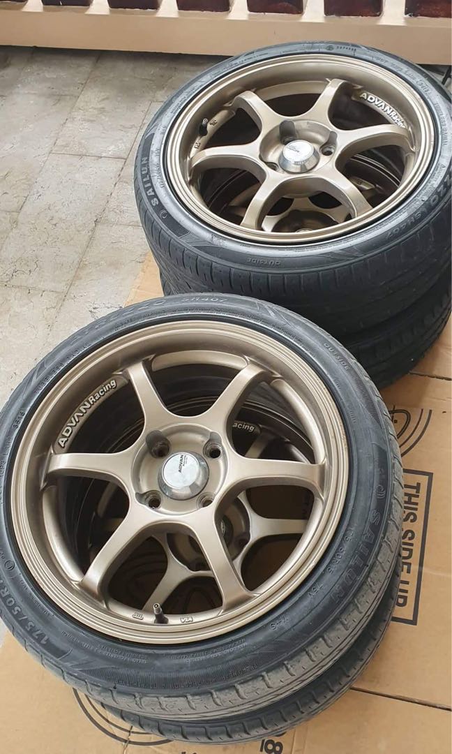 2nd hand mags size15 advan racing, Car Parts & Accessories, Mags and