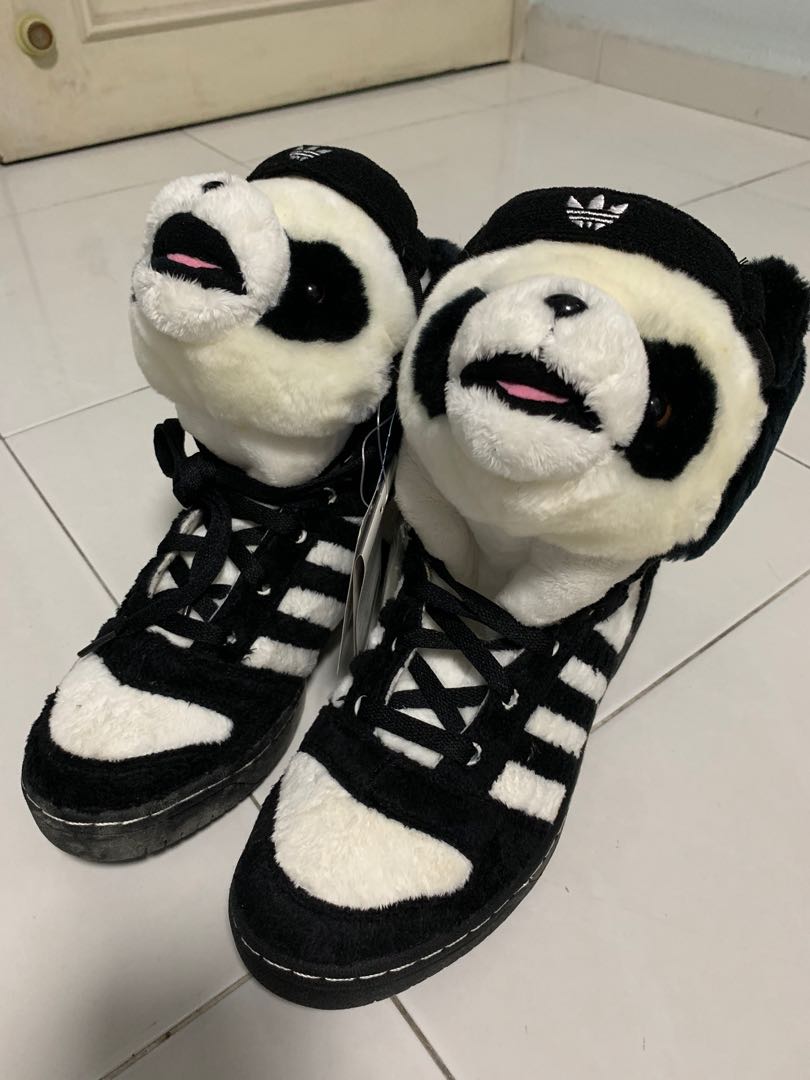 Adidas Jeremy Scott Panda, Men's Fashion, Footwear, Sneakers on Carousell