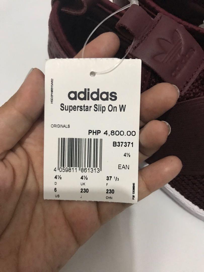 Adidas Superstar Slip on size 6 women Brandnew Women s Fashion