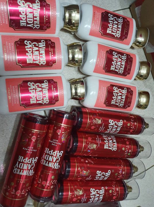 Bath And Body Works Winter Candy Apple Lotion Review
