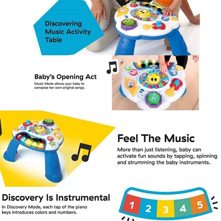 baby einstein discovering music activity table