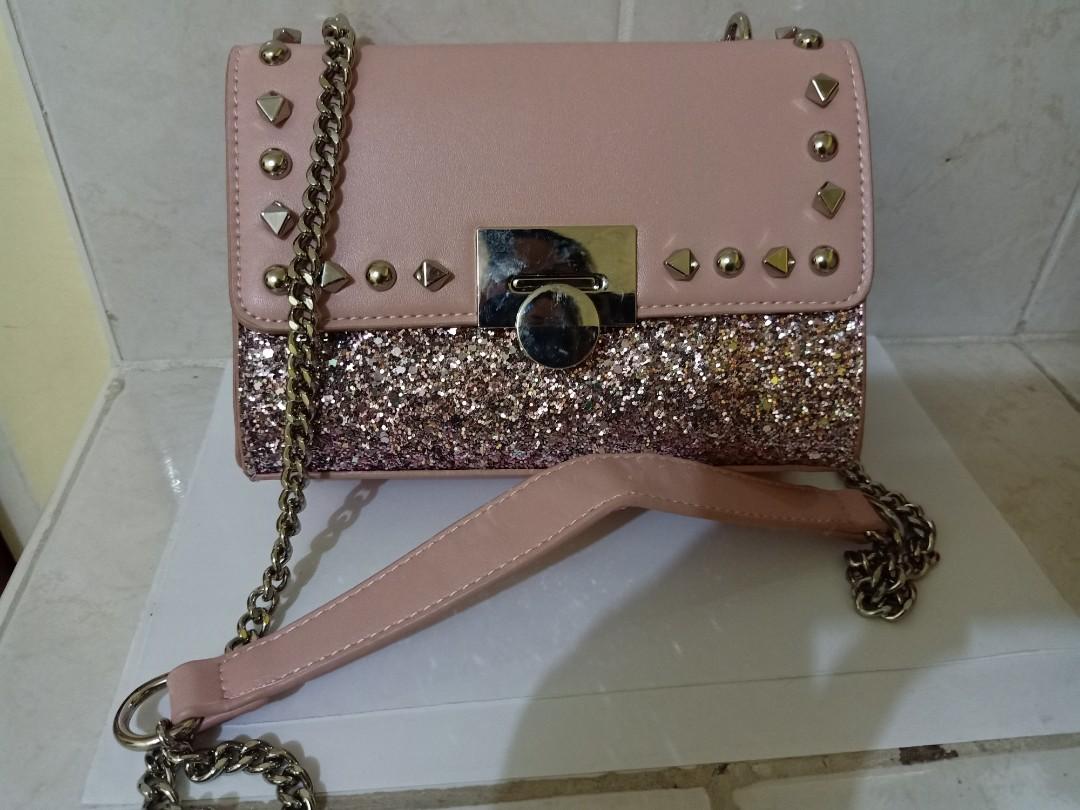 sling bag glitter