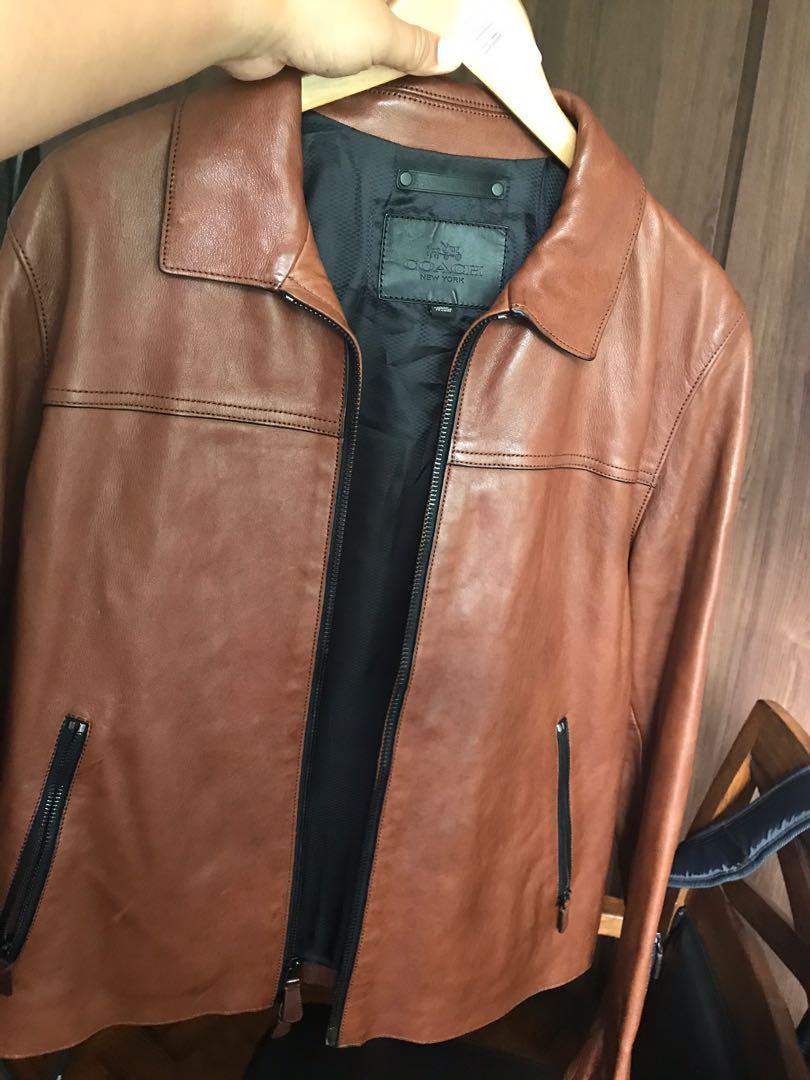 Coach Leather Jacket Men s Fashion Coats Jackets and Outerwear