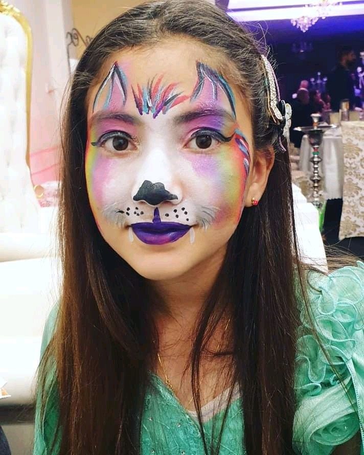 Colorful High Quality Face Painting Face Paint Photobooth Photo