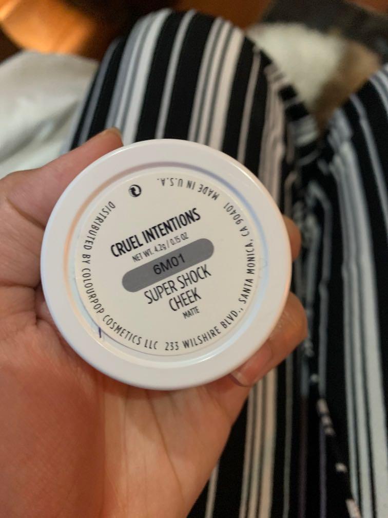 Colourpop Super Shock Cheek (shade: Cruel Intentions) (Category: Makeup) located in Quezon City. Submitted by belle795 (Listing ID 274932316, Image 2). Description: .