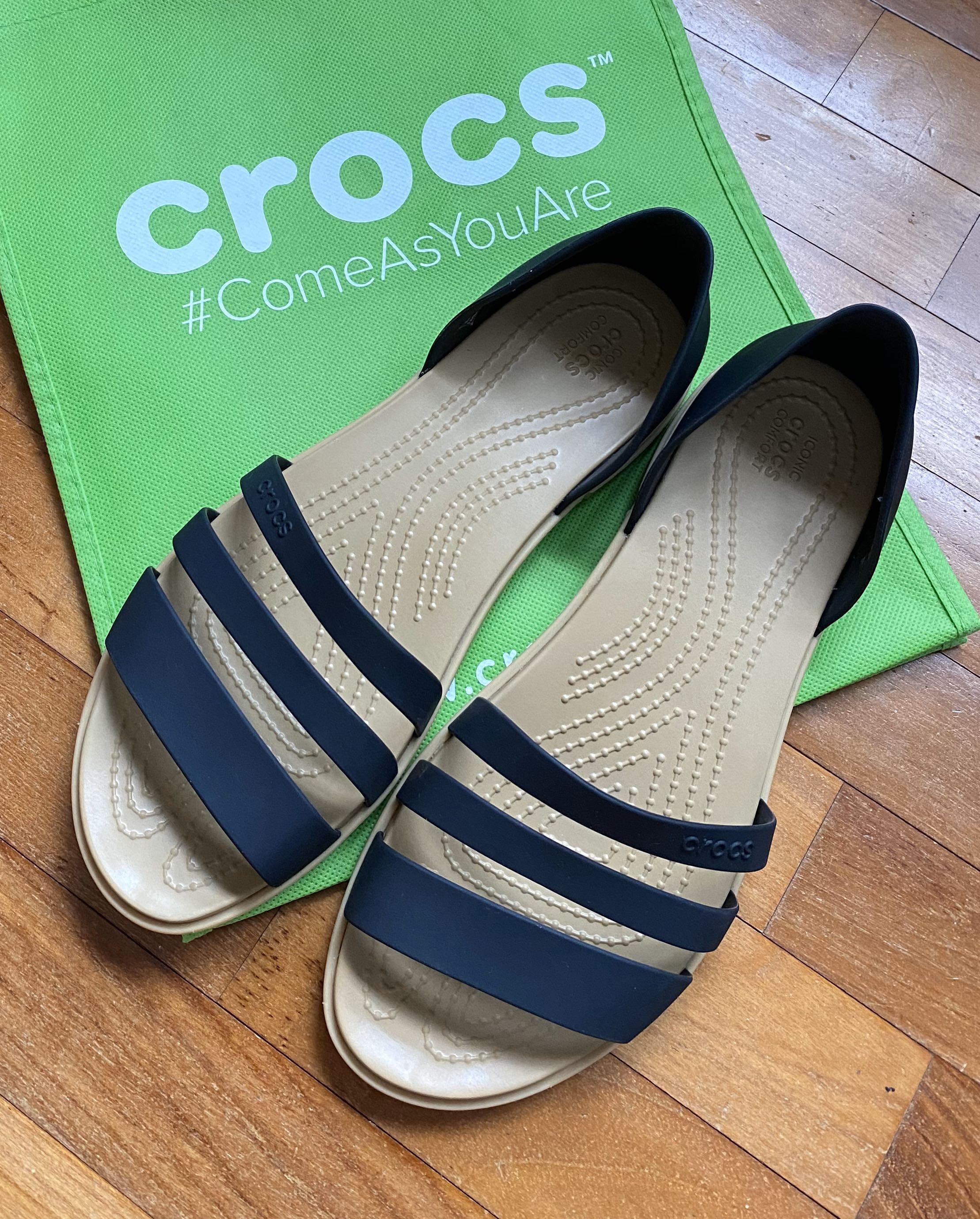 crocs ladies flats