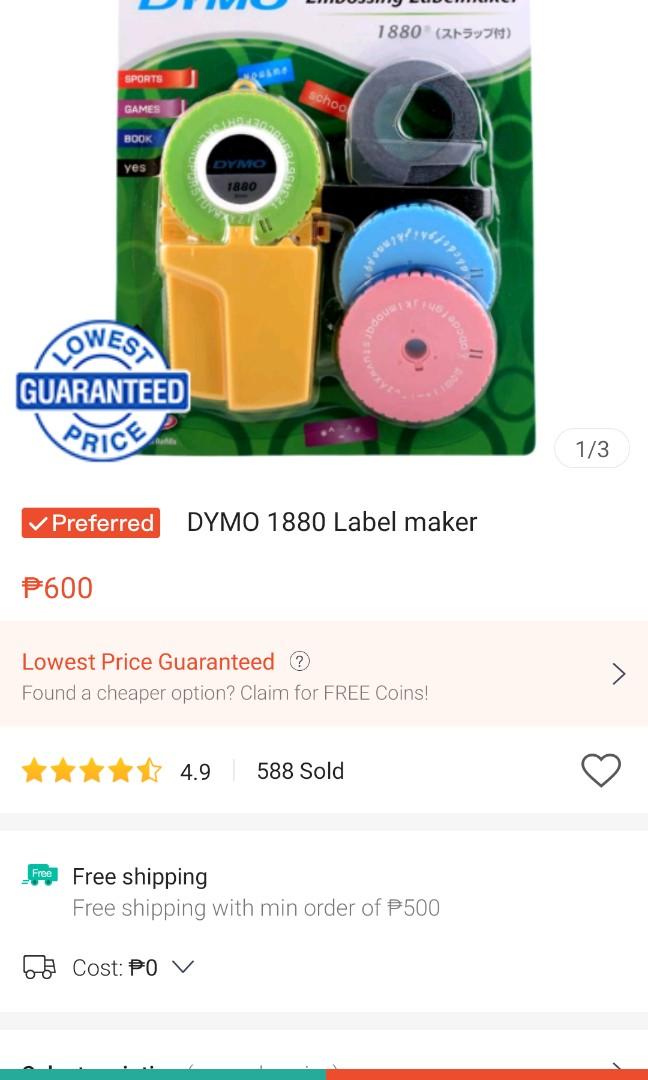 DYMO EMBOSS LABEL MAKER, Hobbies & Toys, Memorabilia ...