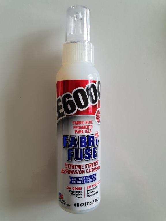 E6000 Fabric Fuse Glue (4 fl oz) + (2 fl oz) set