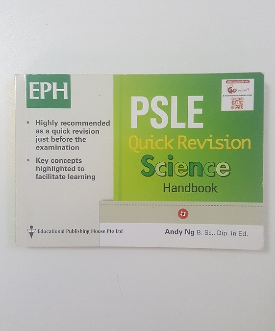 EPH PSLE Quick Revision Science Handbook, Hobbies & Toys, Books