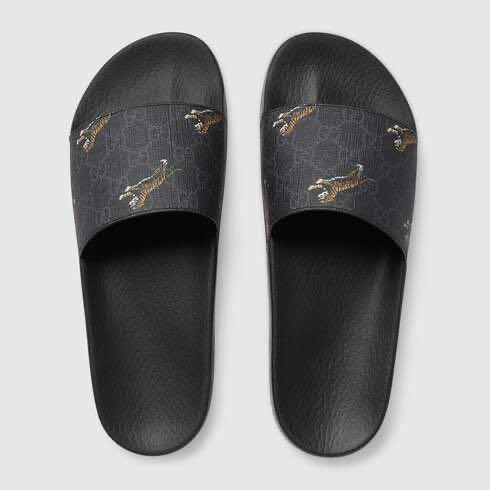 Mens gucci on sale supreme slides