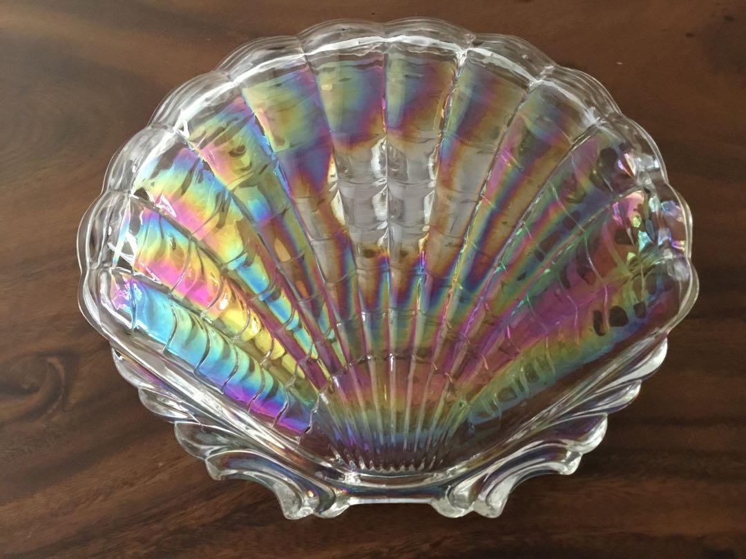 Hasegawa Glass Plate Display Piece Large Size, Furniture & Home Living