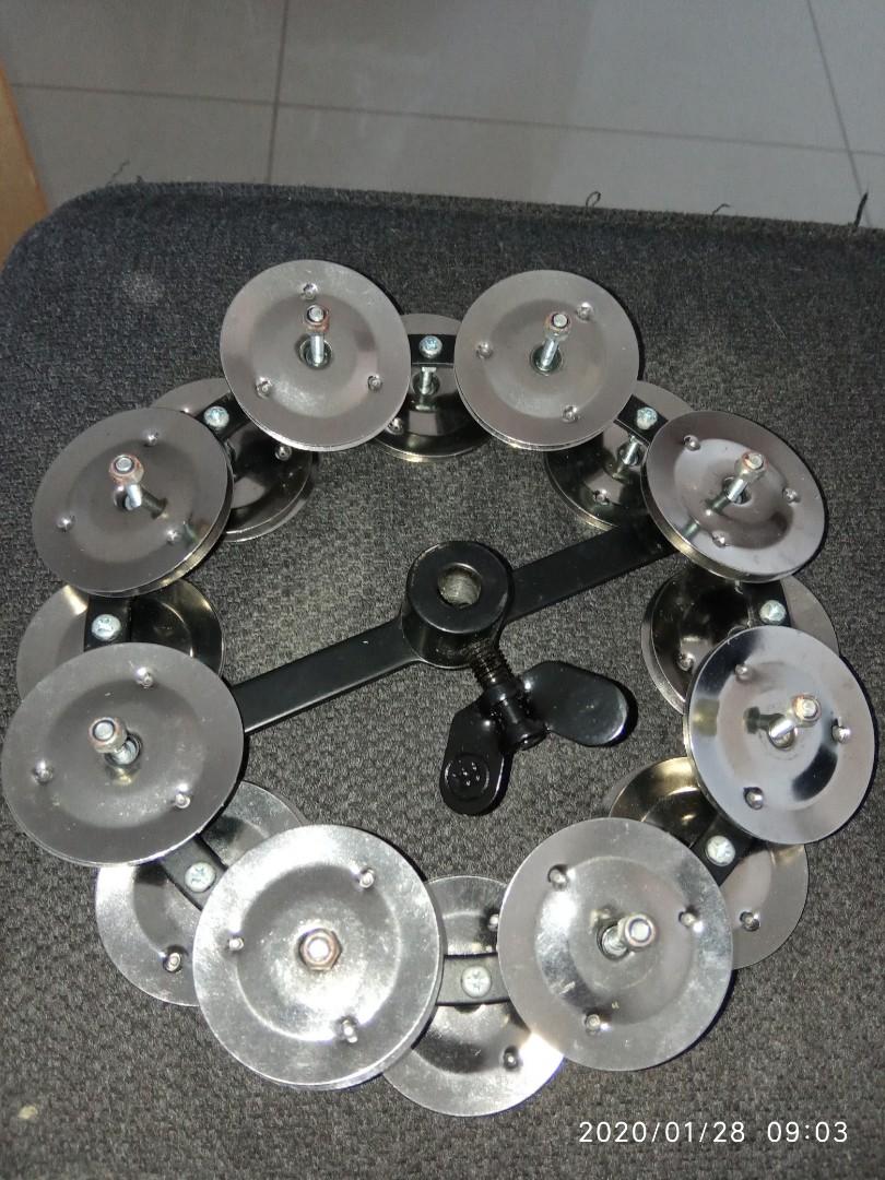 Hi Hat attachment Tambourine, Hobbies & Toys, Music & Media, Music