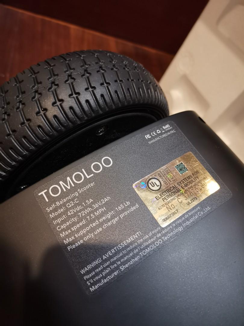 Tomoloo hoverboard manual top