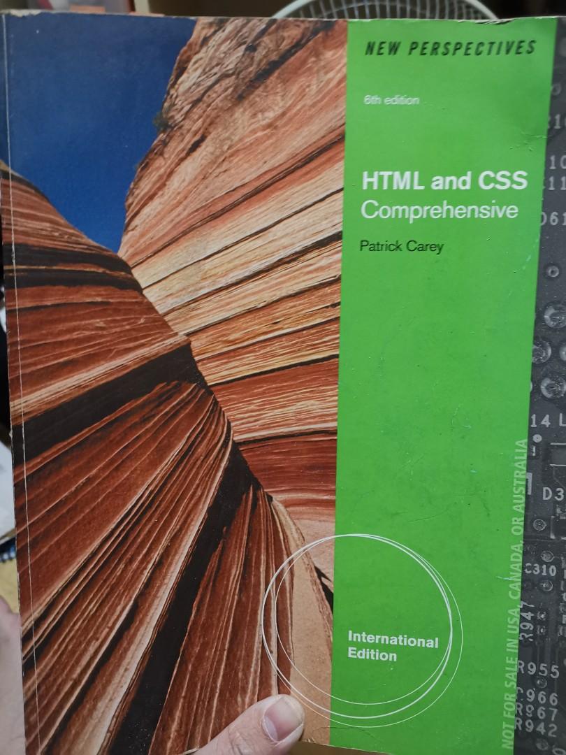 HTML AND CSS COMPREHENSIVE (6th edition), Hobbies & Toys, Books ...