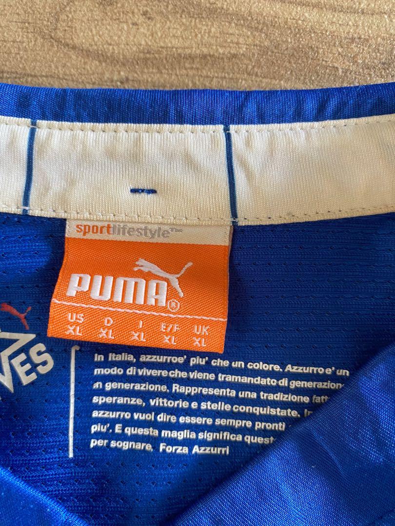 Estar confundido Debilitar proporcionar Italy blue puma jersey size xl, Men's Fashion, Activewear on Carousell