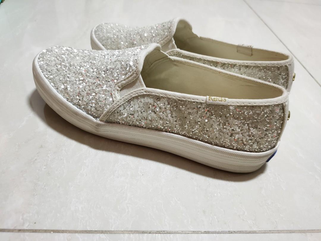 Kate Spade Keds Glitter Shoes Women s Fashion Footwear Sneakers