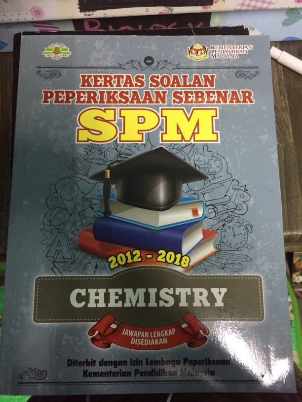 Kertas Soalan Peperiksaan Sebenar Spm Chemistry Kimia Books Stationery Books On Carousell