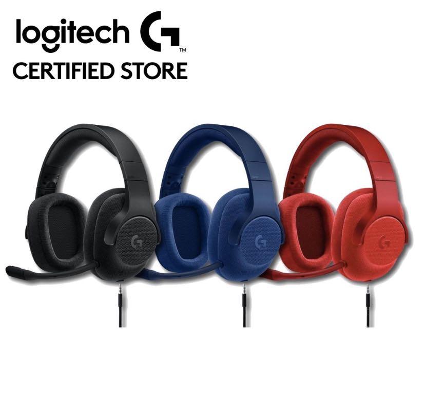 logitech g433 7.1 wired gaming headset with dts headphone
