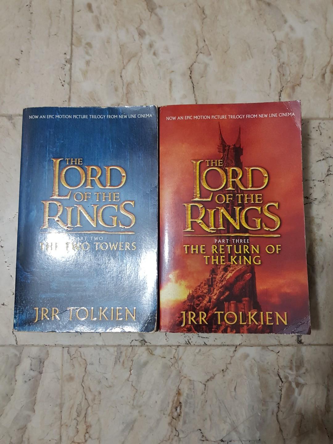 Lord of the Rings Bundle (Category: Storybooks) located in Lubao. Submitted by bby0818 (Listing ID 275010317, Image 1). Description: Purchased in London,England Book 2: The Two Towers Book 3: The Return of the King.
