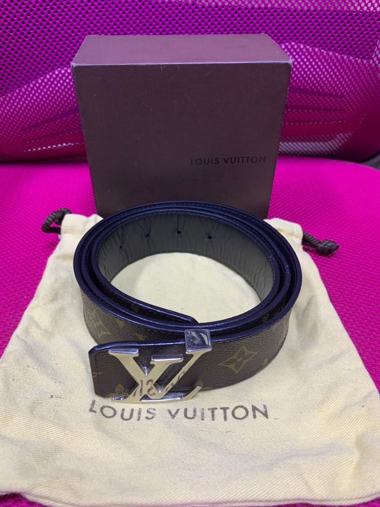 LOUIS VUITTON LV INITIALES BELT M9808 size 95, Men's Fashion, Watches &  Accessories, Belts on Carousell