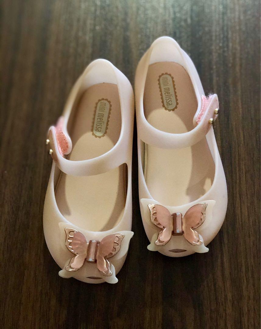 mini melissa butterfly shoes
