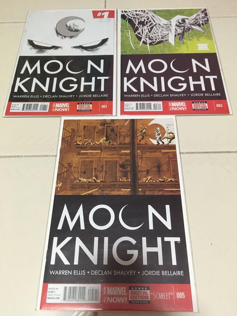 Moon Knight 1 6 Warren Ellis Books Stationery Comics Manga