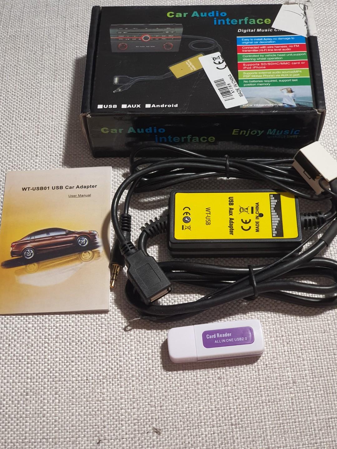 USB AUX Mp3 Adapter Car Digital CD Changer For Honda 2.4 Civic Odyssey S2000 