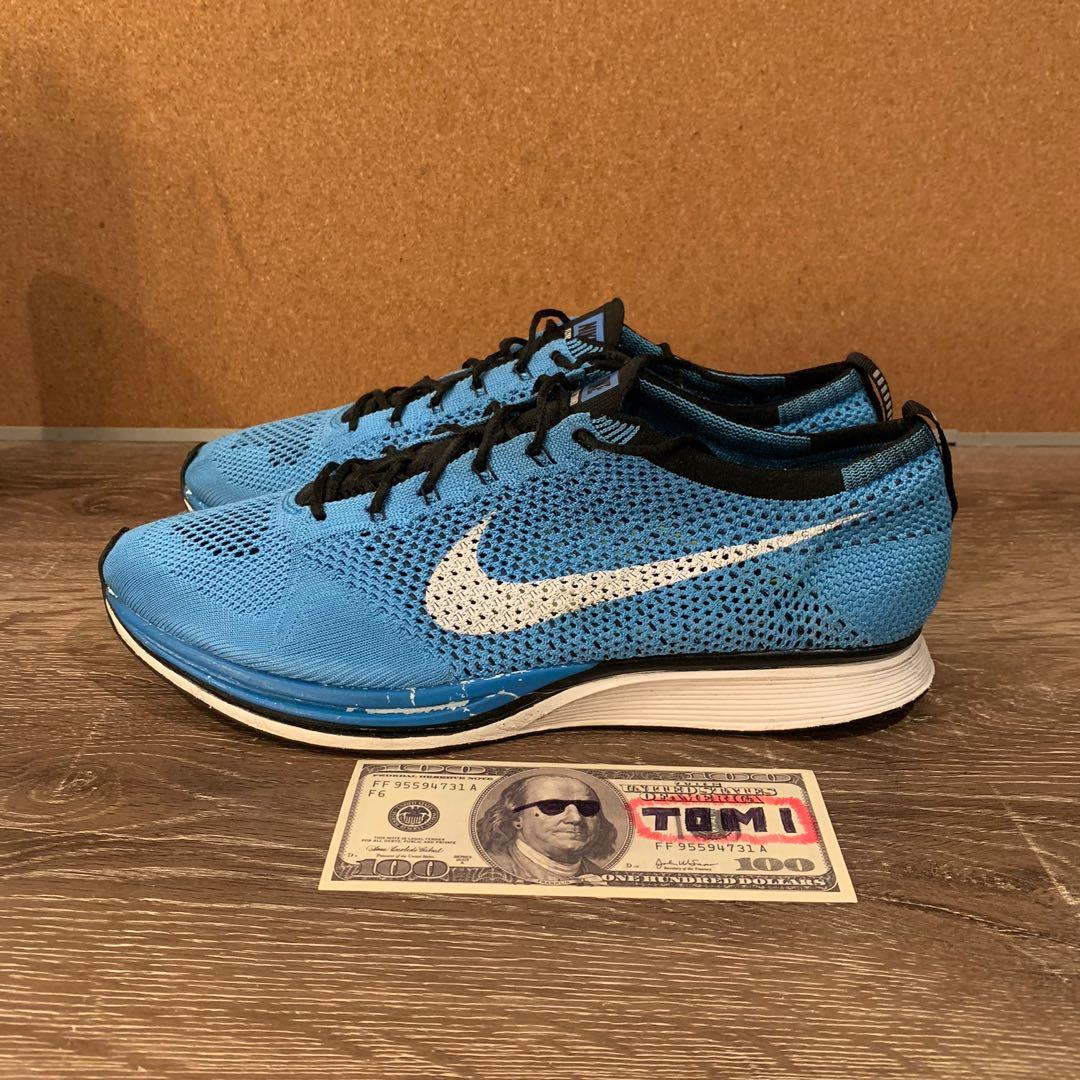 flyknit racer blue glow