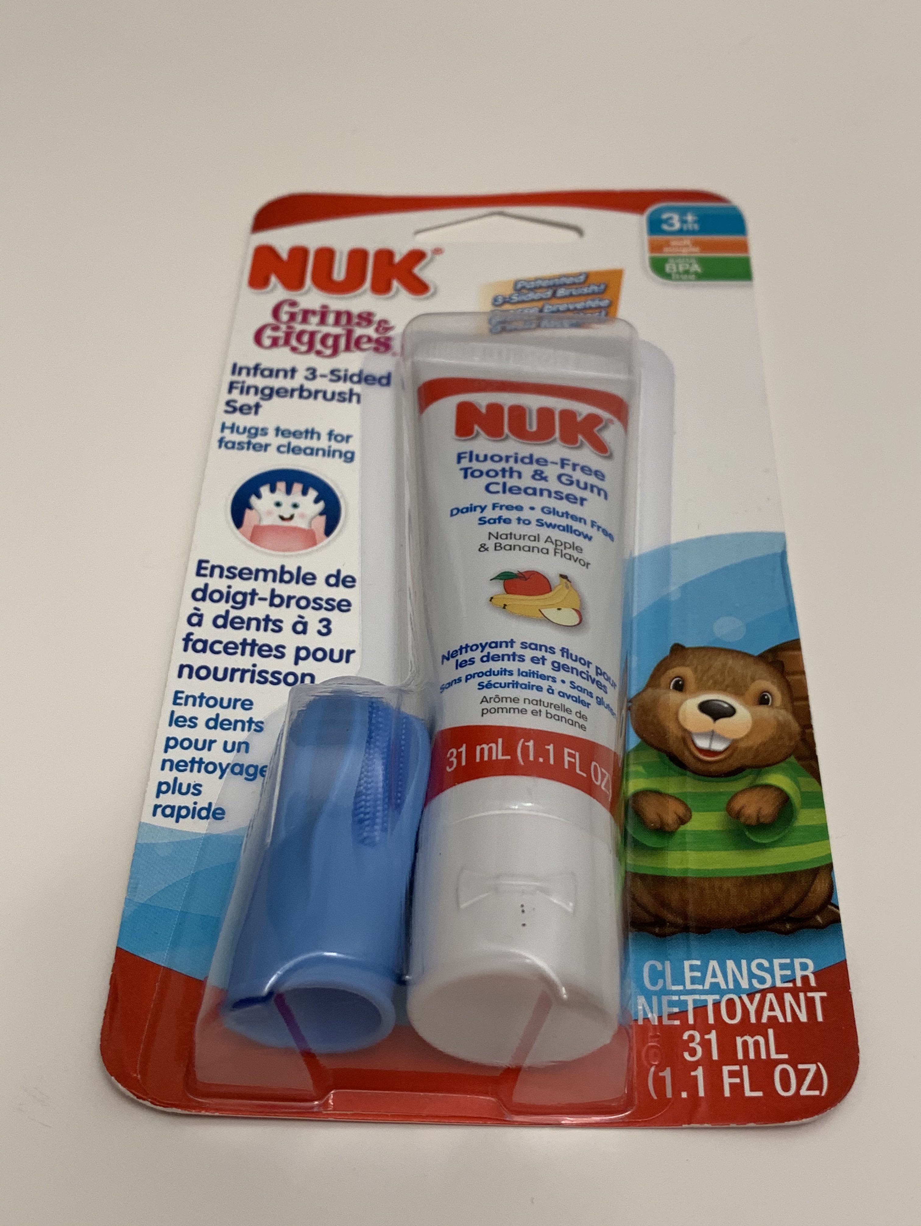 nuk finger toothbrush