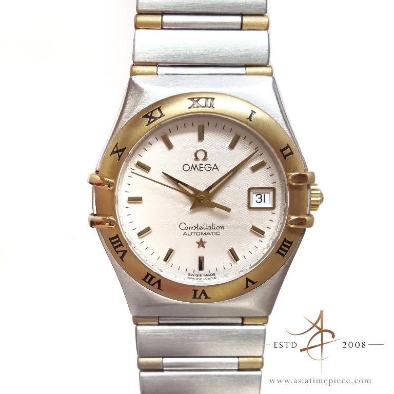 Omega Two Tone Stainless Steel Watch 海外 即決-