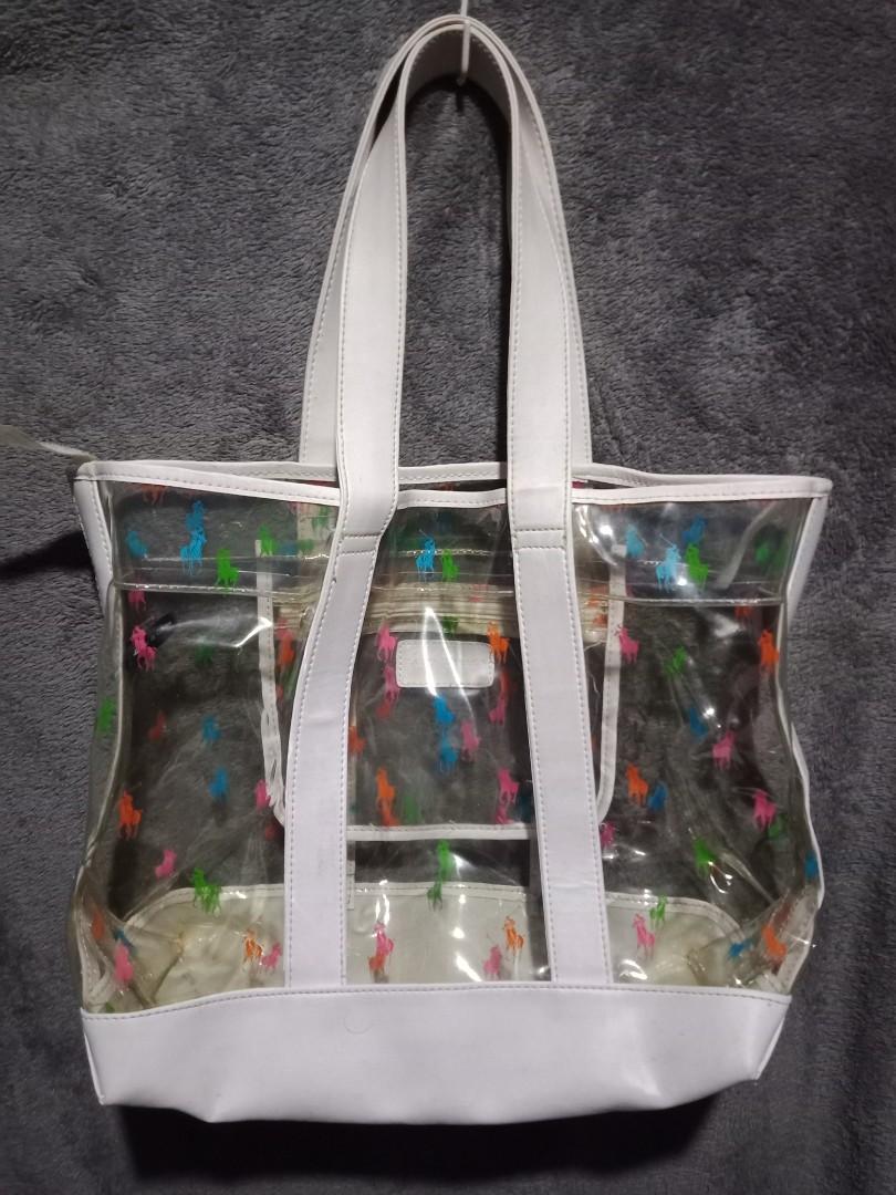 Ralph lauren on sale clear tote bag
