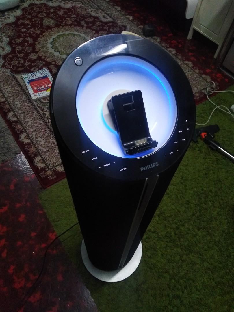 Philips tower sound system dcm580/12, Audio, Soundbars, Speakers