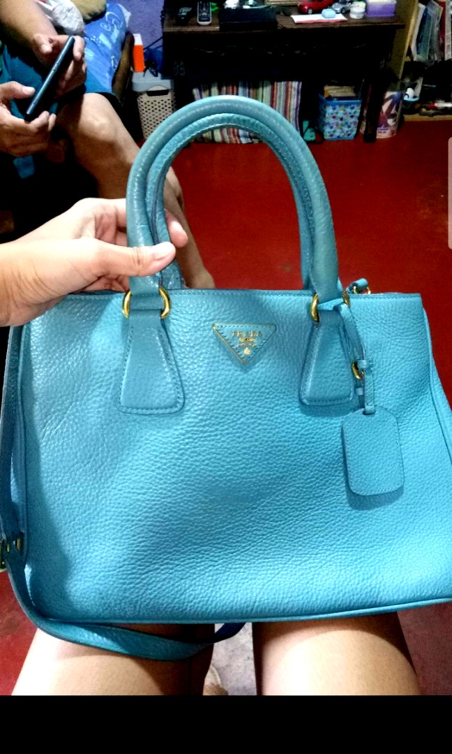 prada calf leather tote bag