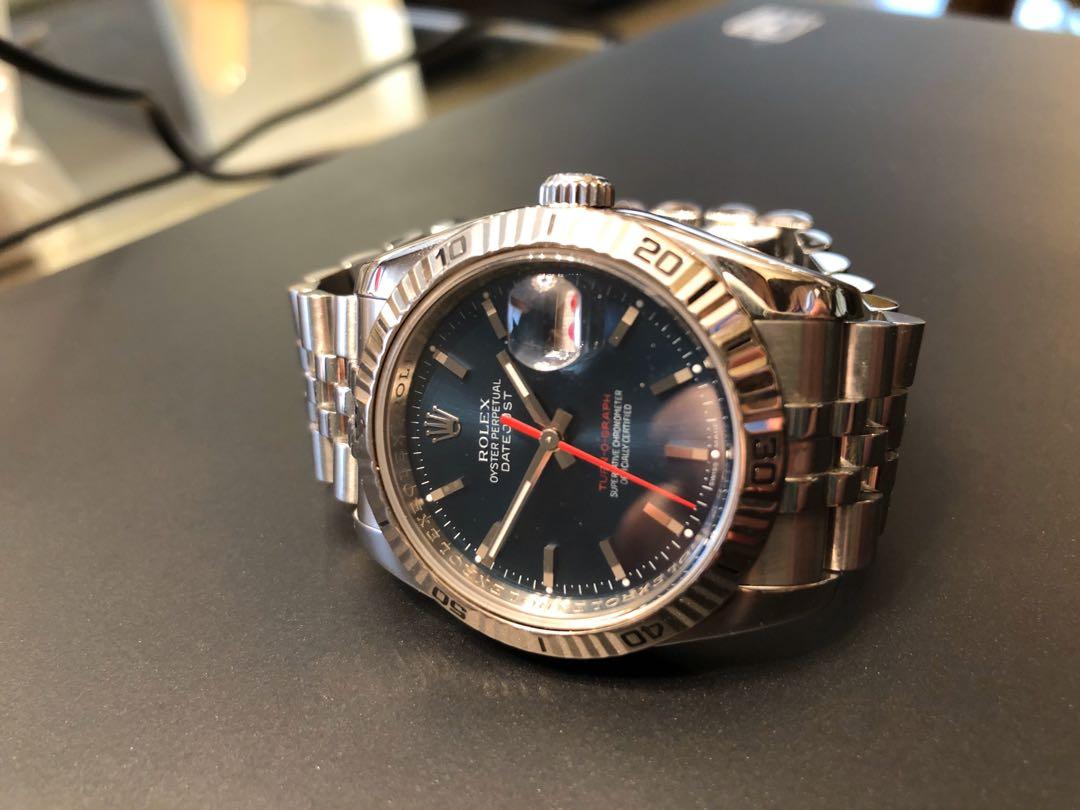 36mm Rolex Turn O Graph 116264 Jubilee 
