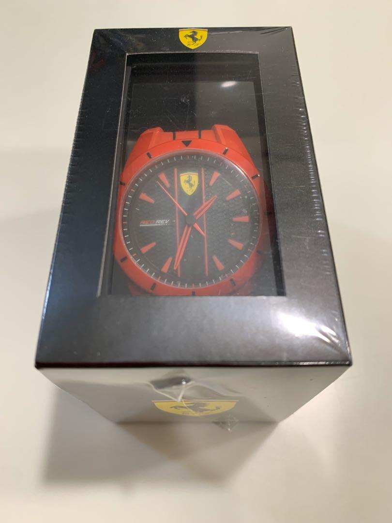 Sales SCUDERIA FERRARI GENTS WATCH REDREV RED Men s Fashion