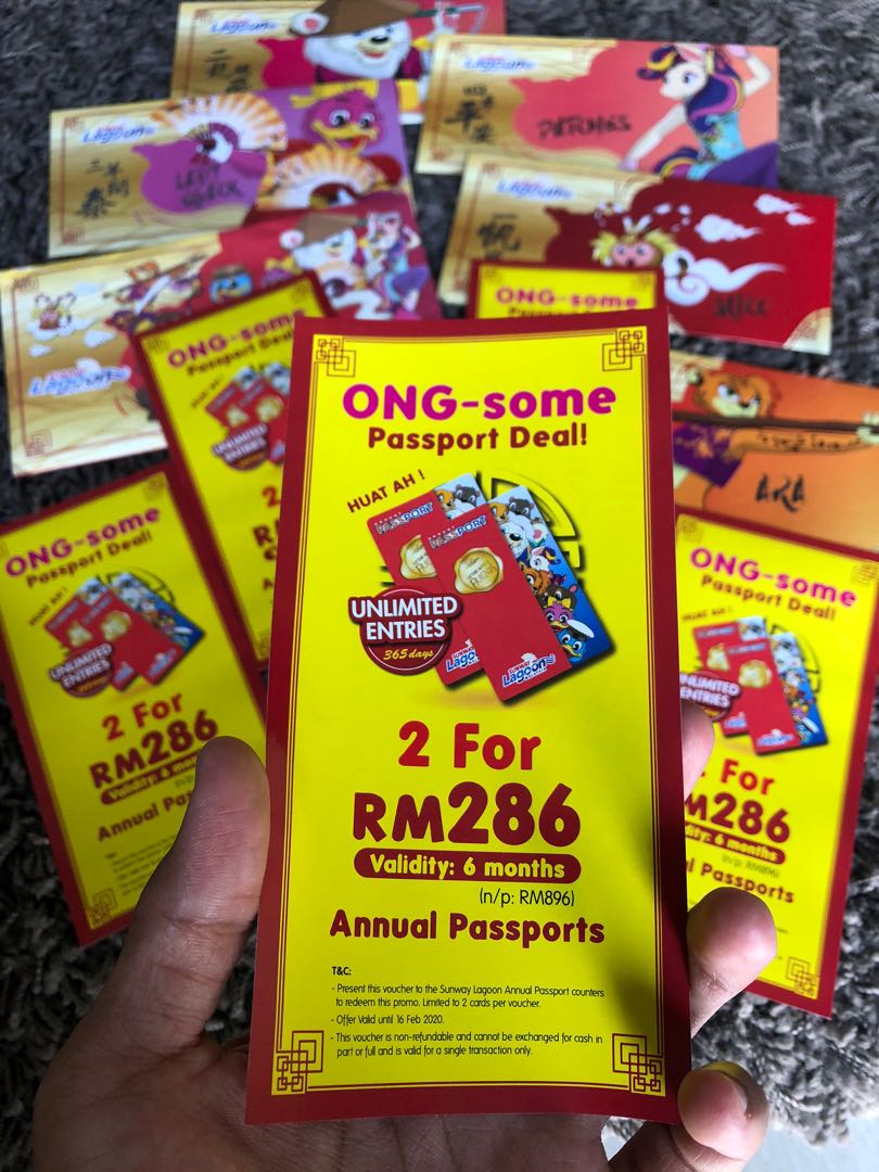 Sunway Lagoon Annual Passport Vouchers, Tickets & Vouchers, Vouchers on