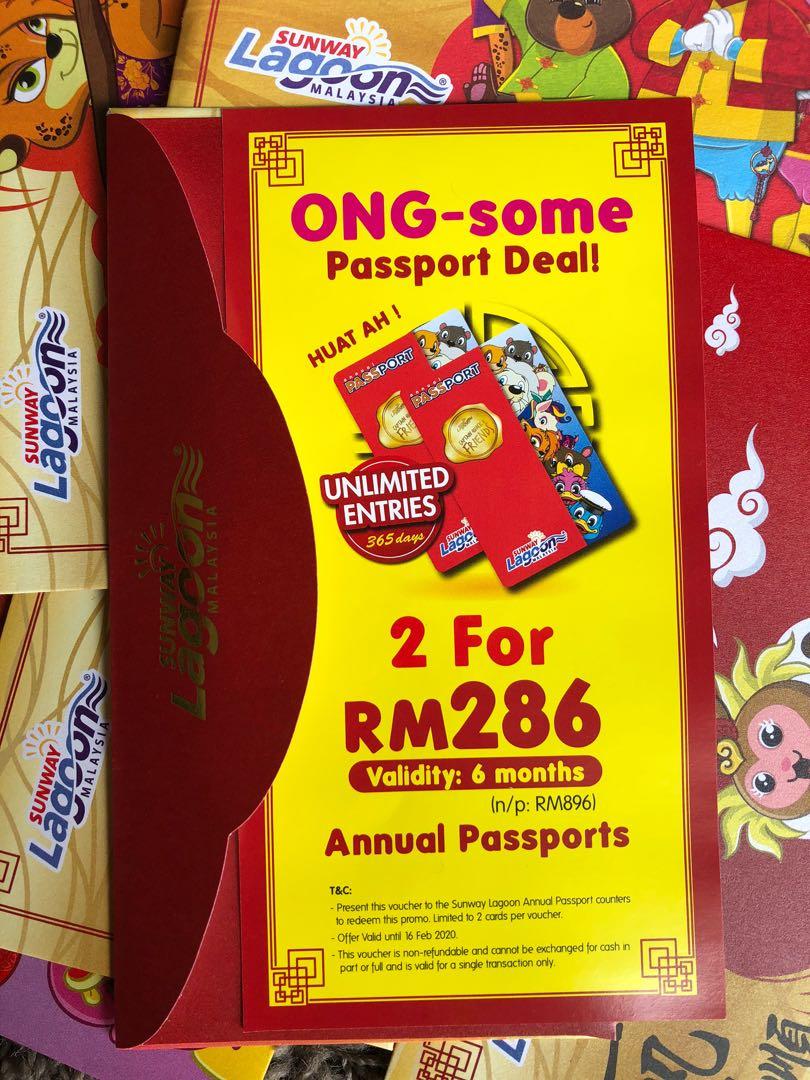 Sunway Lagoon Annual Passport Vouchers, Tickets & Vouchers, Vouchers on