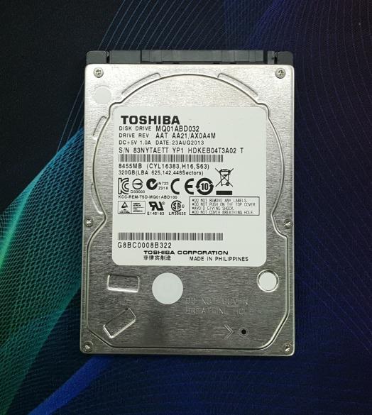 Toshiba 320gb Sata Hdd Laptop Mq01abd032 Electronics Computers