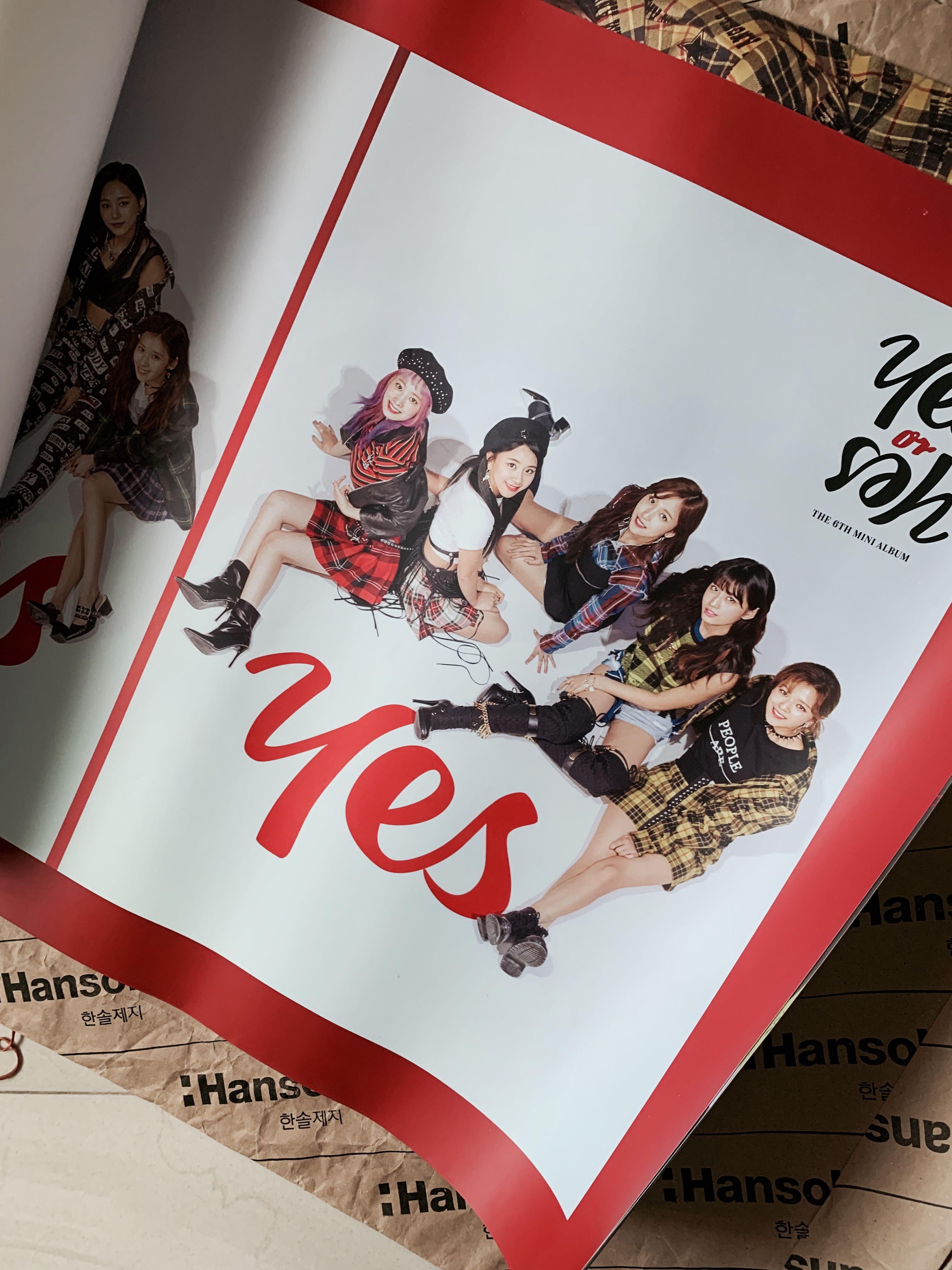 Twice Yes Or Yes Poster Red A Ver Entertainment K Wave On Carousell Beginning with a ride chauffeured by jeongyeon, the women of twice captivate at the twice square fairground while decked out in. carousell