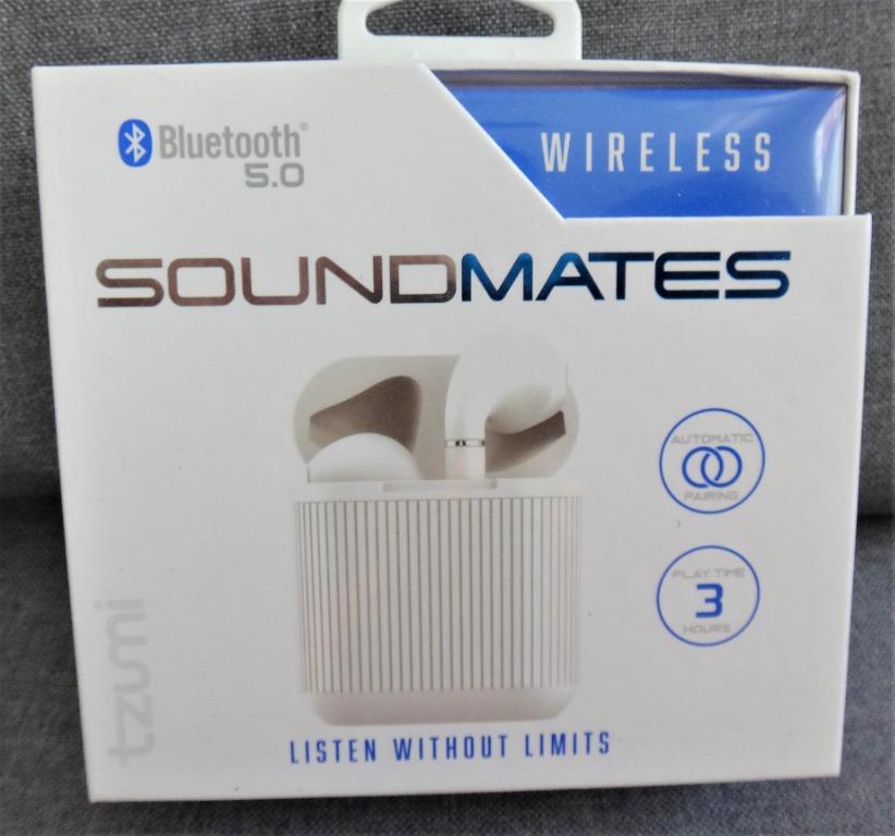 Tzumi Soundmates Bluetooth Air Pods Earbuds NewUSA
