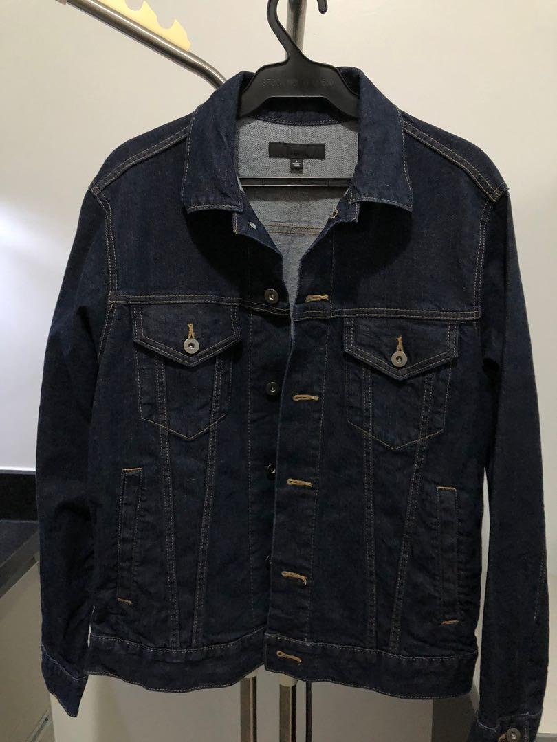 Denim jacket men discount uniqlo