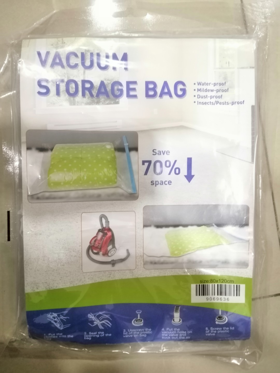 Vacuum bag for storage, Furniture & Home Living, Home Improvement